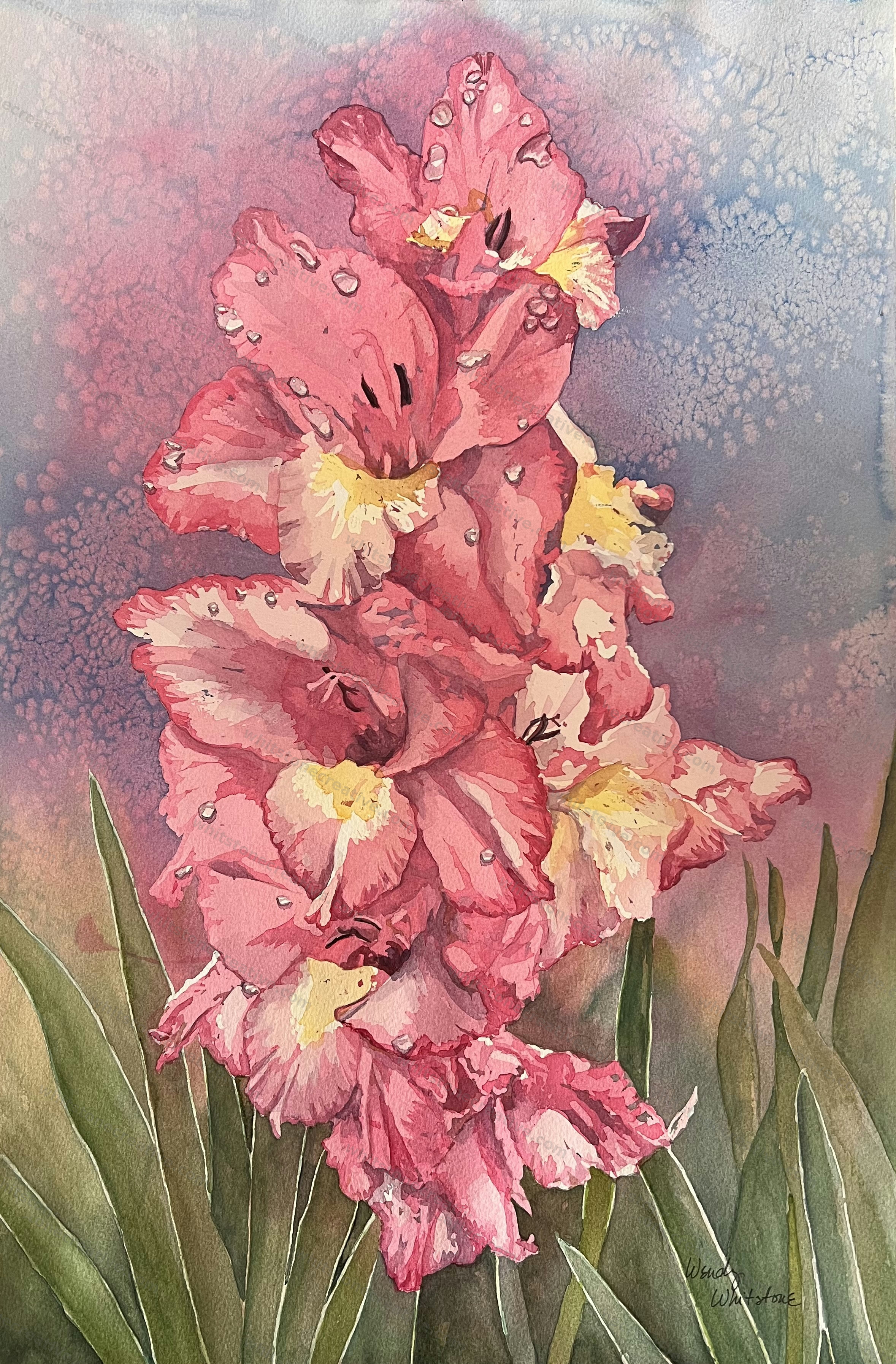 Blooms and Raindrops