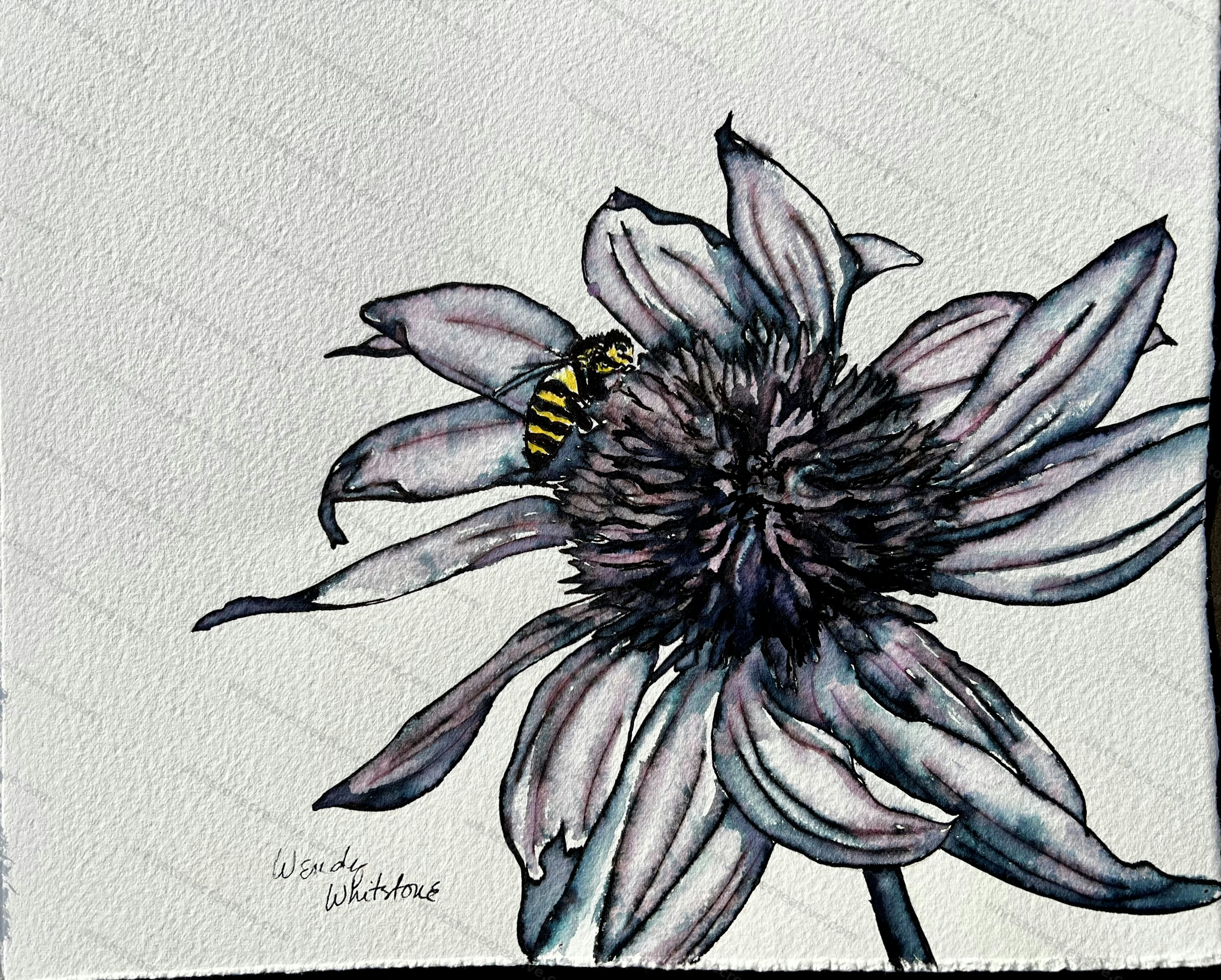Flower with Bee